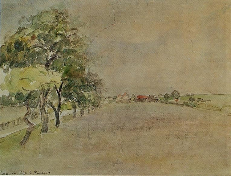 Eragny by Camille Pissarro