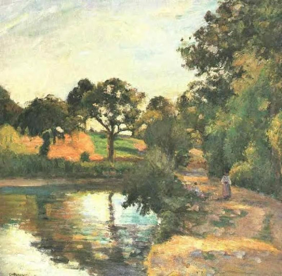 Bridge At Montfoucault by Camille Pissarro