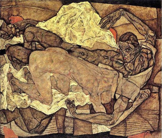 Lovers: Man And Woman I by Egon Schiele