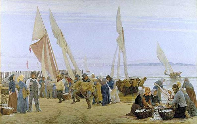 Morning At Hornbaek by Peder Severin Kroyer