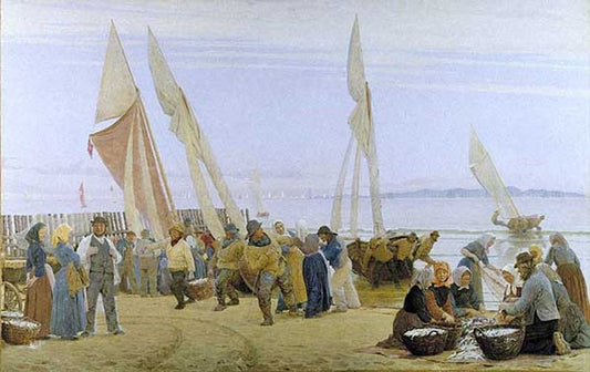 Morning At Hornbaek by Peder Severin Kroyer
