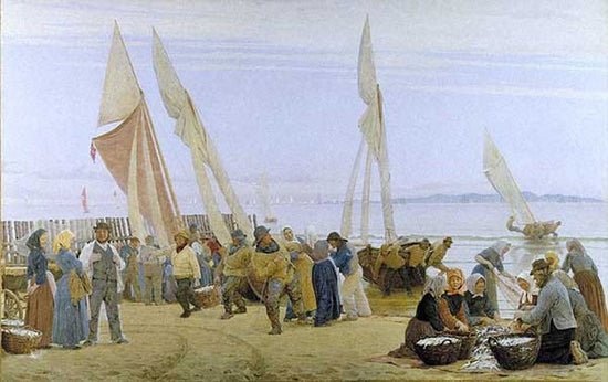Morning At Hornbaek by Peder Severin Kroyer