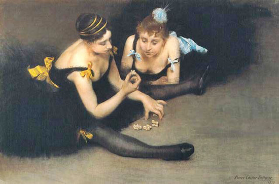 Two Ballerinas by Pierre Carrier-Belleuse