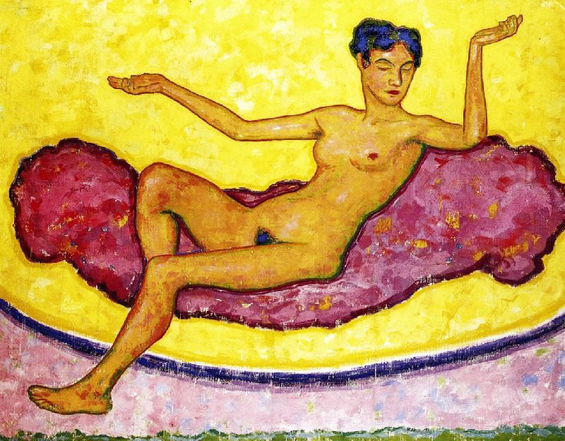 Seated Female Nude by Gustave Gildemeister