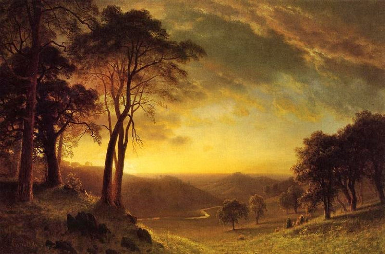 Sacramento River Valley by Albert Bierstadt