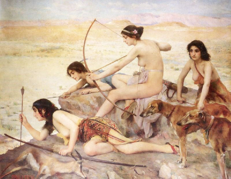 The Girls Of Atlas by Paul-Alexandre-Alfred Lero