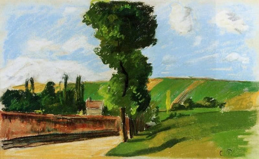 Landscape At Pontoise by Camille Pissarro