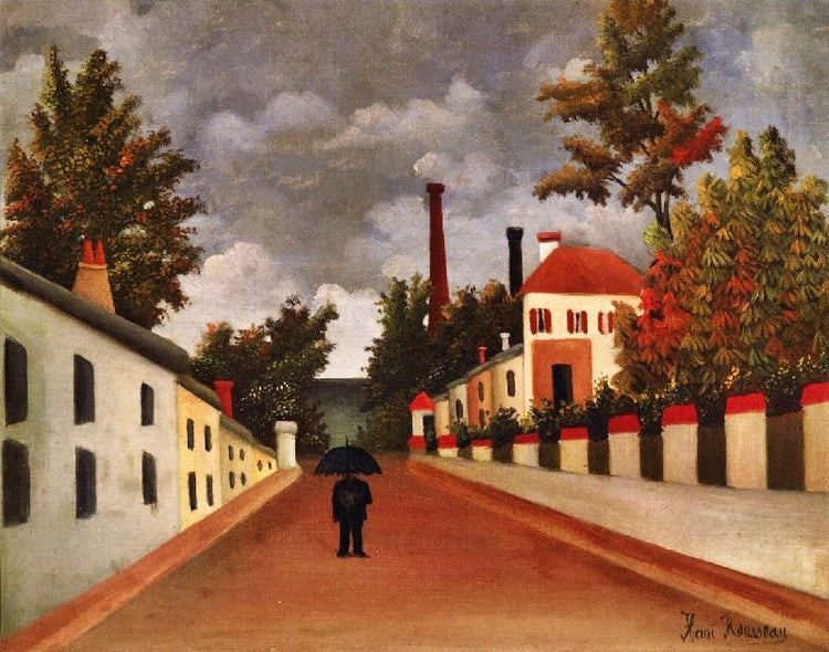 Vue Des Environs De Paris by Henri Rousseau