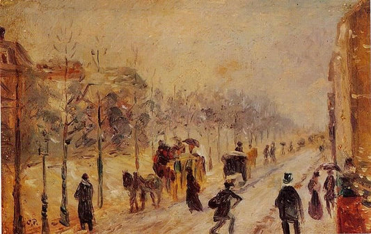 Boulevard Des Batignolles by Camille Pissarro