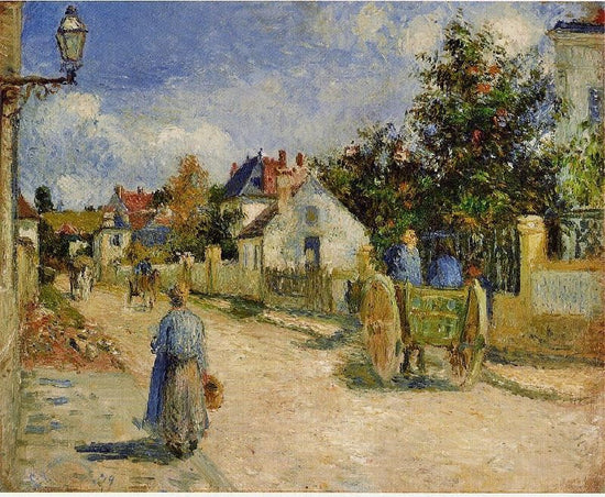 A Street In Pontoise by Camille Pissarro