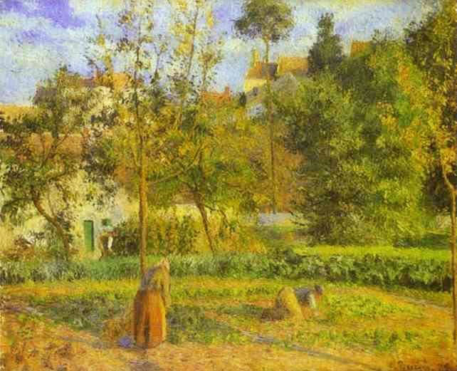 VEGETABLE GARDEN AT L’HERMITAGE NEAR PONTOISE