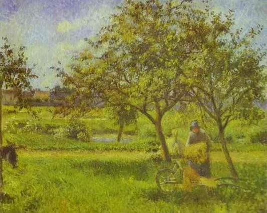 The Wheelbarrow by Camille Pissarro