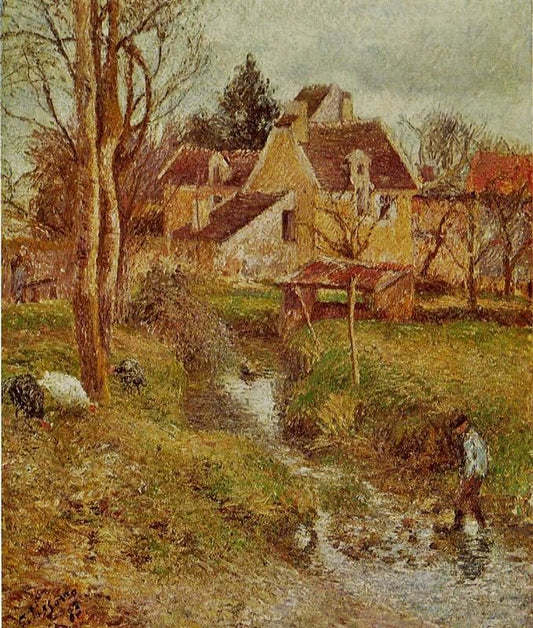 The Brook At Osny by Camille Pissarro