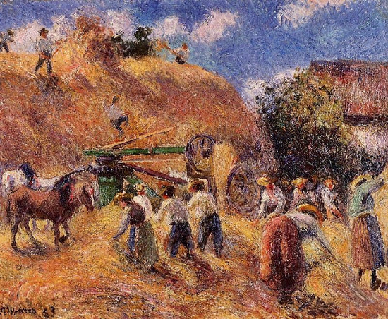 Harvest by Camille Pissarro