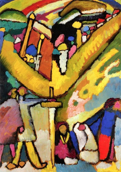 Study For Improvisation 8 by Wassily Kandinsk
