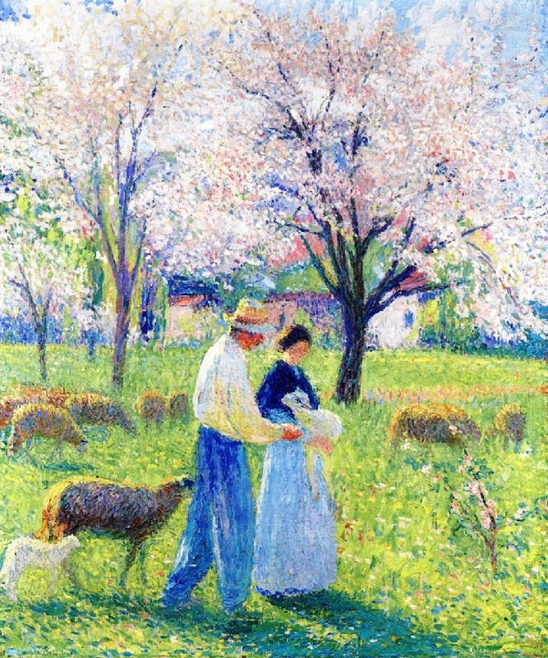 The Lovers Of Spring by Henri Martin