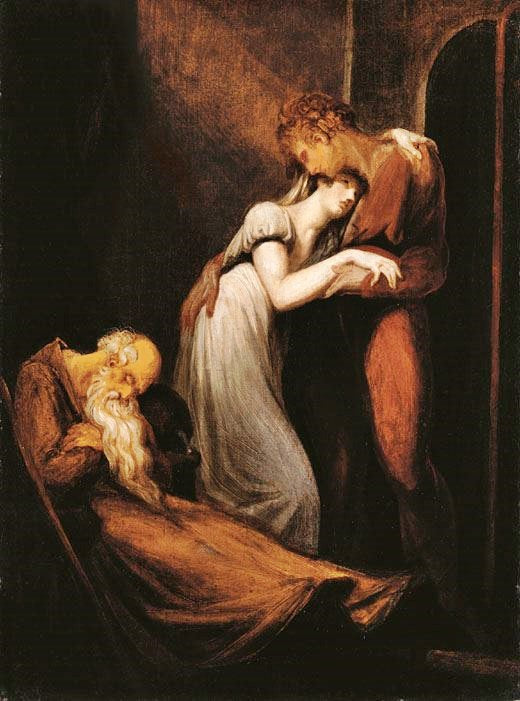 Huon And Amanda With The Dead Alphonso by Henry Fuseli
