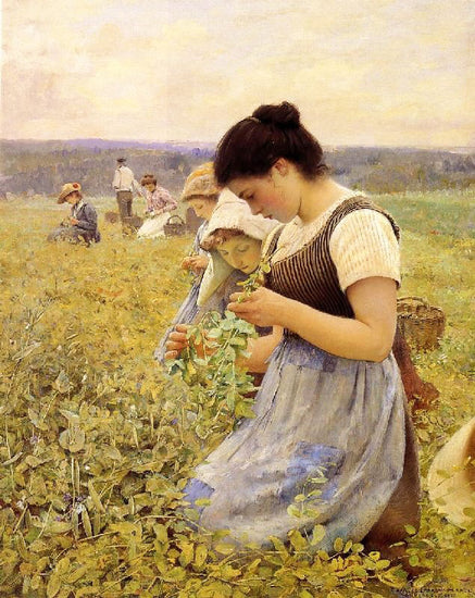 Women In The Fields by Charles Sprague Pearce