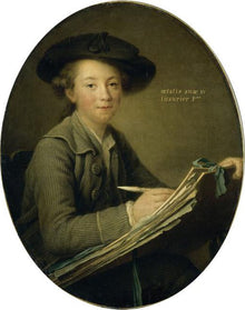 Portrait of Jean-Germain Drouais