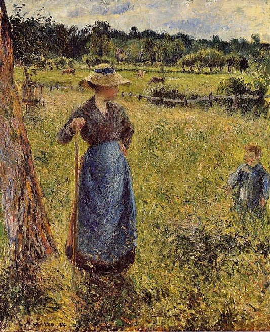 The Tedder by Camille Pissarro