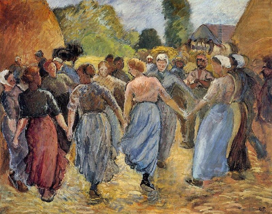 La Ronde by Camille Pissarro