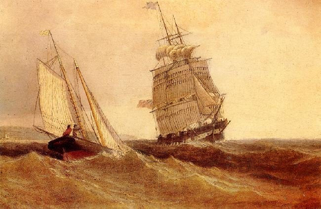 Passing Ships by William Bradford