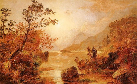 Autumn In The Highlands Of The Hudson by Jasper Francis Cropse