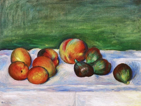 Apricots And Figs by Pierre Auguste Renoir