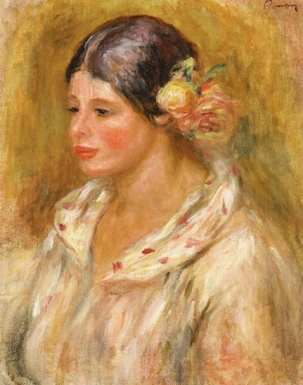 Madeleine’S Head by Pierre Auguste Renoir