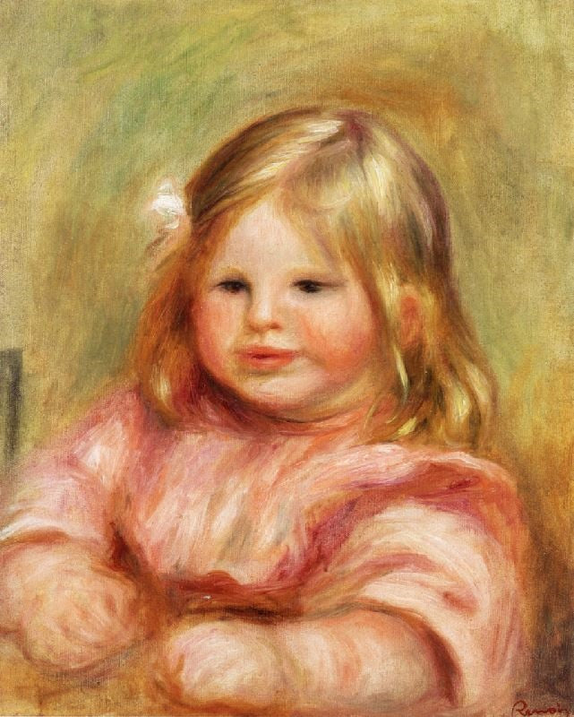 Portrait Of Coco by Pierre Auguste Renoir