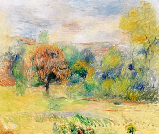 Cagnes Landscape (Paysage De Cagnes) by Pierre Auguste Renoir