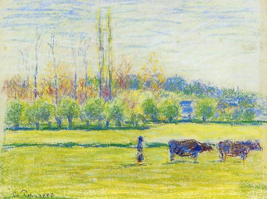 Near Eragny by Camille Pissarro