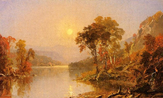 Winding River by Jasper Francis Cropse
