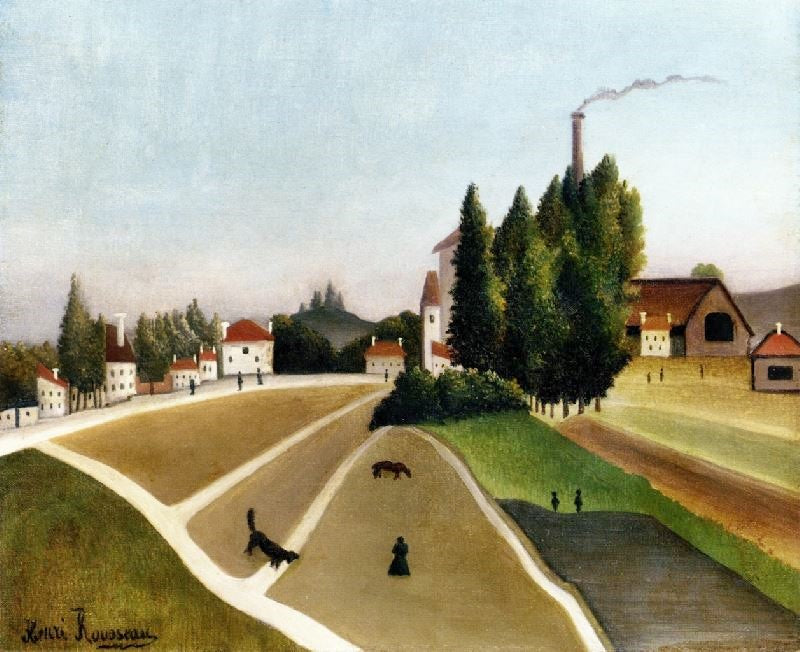 LANDSCAPE WITH FACTORY