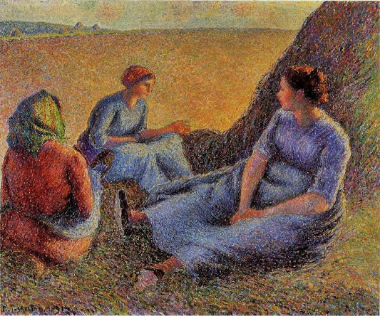 Haymakers At Rest by Camille Pissarro