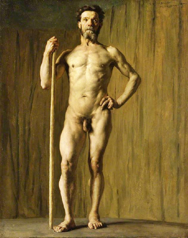 Academic Study Of A Male Nude by Pascal Dagnan-Bouveret