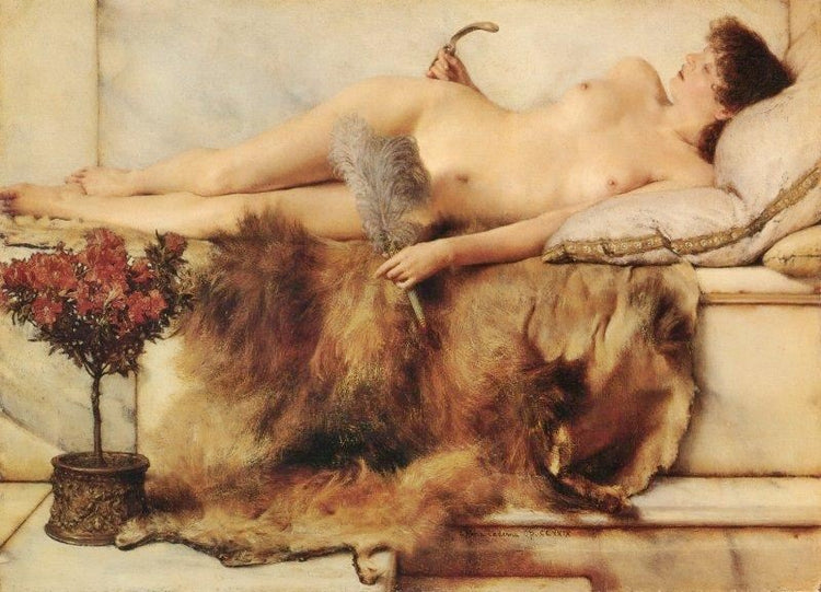 In The Tepidarium by Sir Lawrence Alma-Tadema
