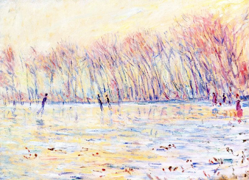 SKATERS AT GIVERNY