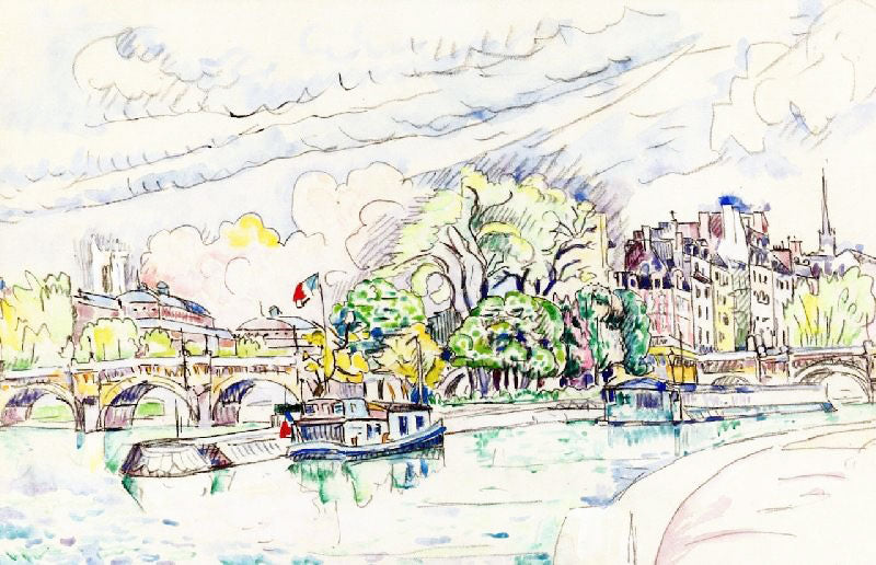 THE SEINE AT VERT-GALANT