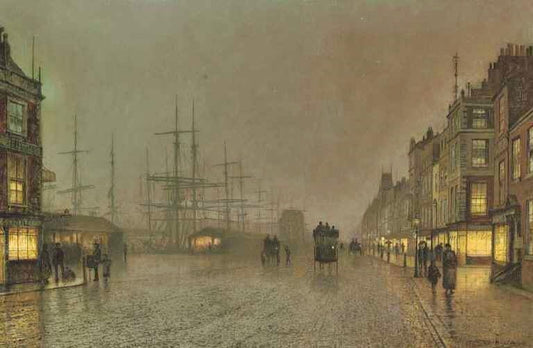 Canny Glasgow by John Atkinson Grimshaw