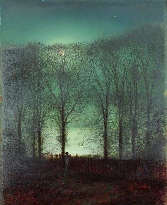 Figure In The Moonlight by John Atkinson Grimshaw