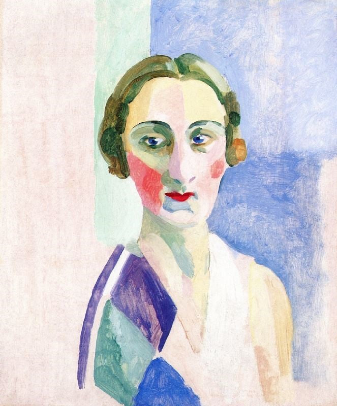 Study For The Portrait Of Madame Heim by Robert Delauna