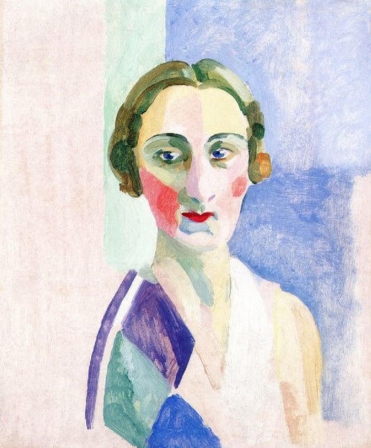 Study For The Portrait Of Madame Heim by Robert Delauna