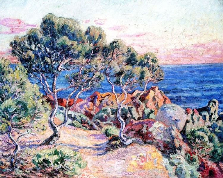 The Rocks At Agay by Armand Guillaumin