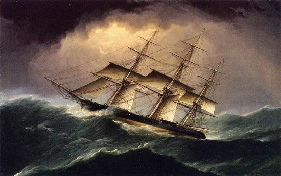 Clipper In A Heavy Sea by James E. Buttersworth
