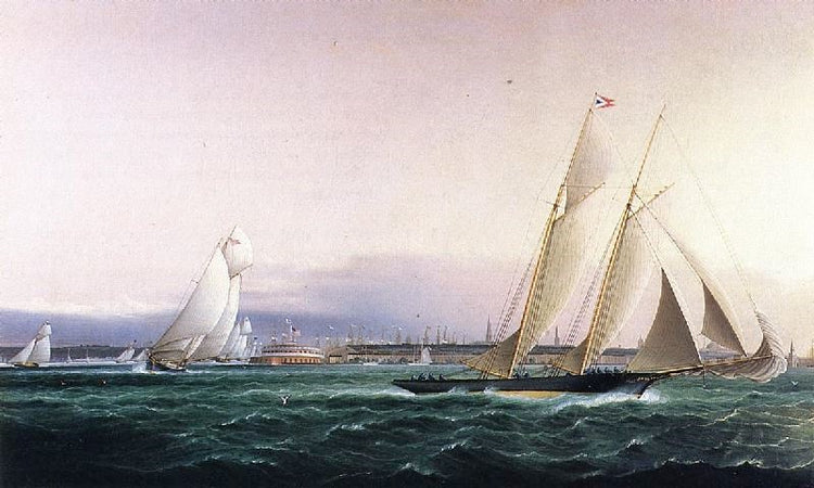 New York From The Bay by James E. Buttersworth