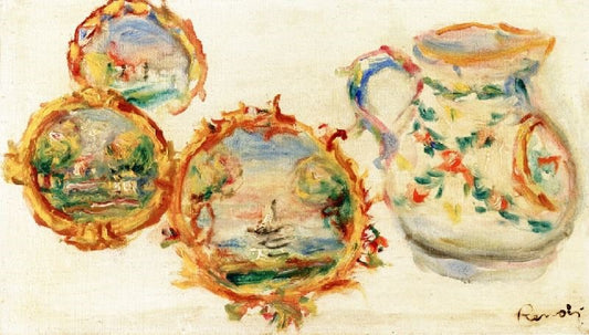Decorated Earthenware by Pierre Auguste Renoir