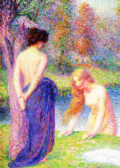 Women Bathing by Hippolyte Petitjean