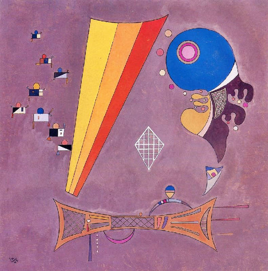 In The Middle by Wassily Kandinsk