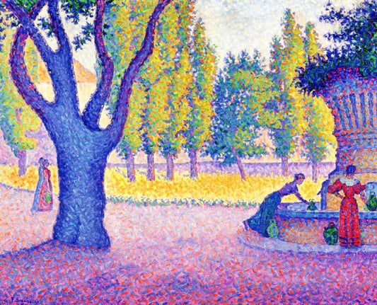 Saint-Tropez, Fontaine Des Lices by Paul Signac